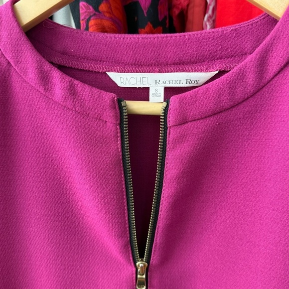 Rachel Roy Zip Front Shift Dress Small - Picture 5 of 8